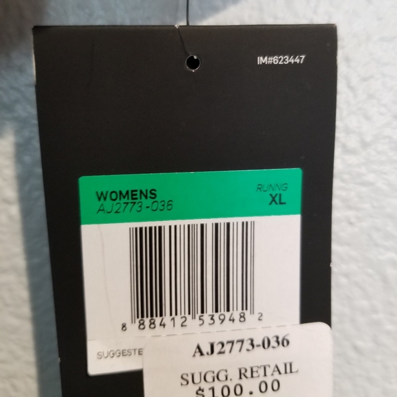 Nike Womens Dry Fit Workout Top Grey XL AJ2773-036 - Picture 7 of 7